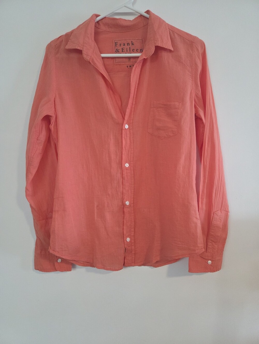 Frank & Eileen Coral Button-Down Shirt - Picture 2 of 11